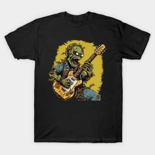 Skeletal Riffs: The Bones of Rock T-Shirt